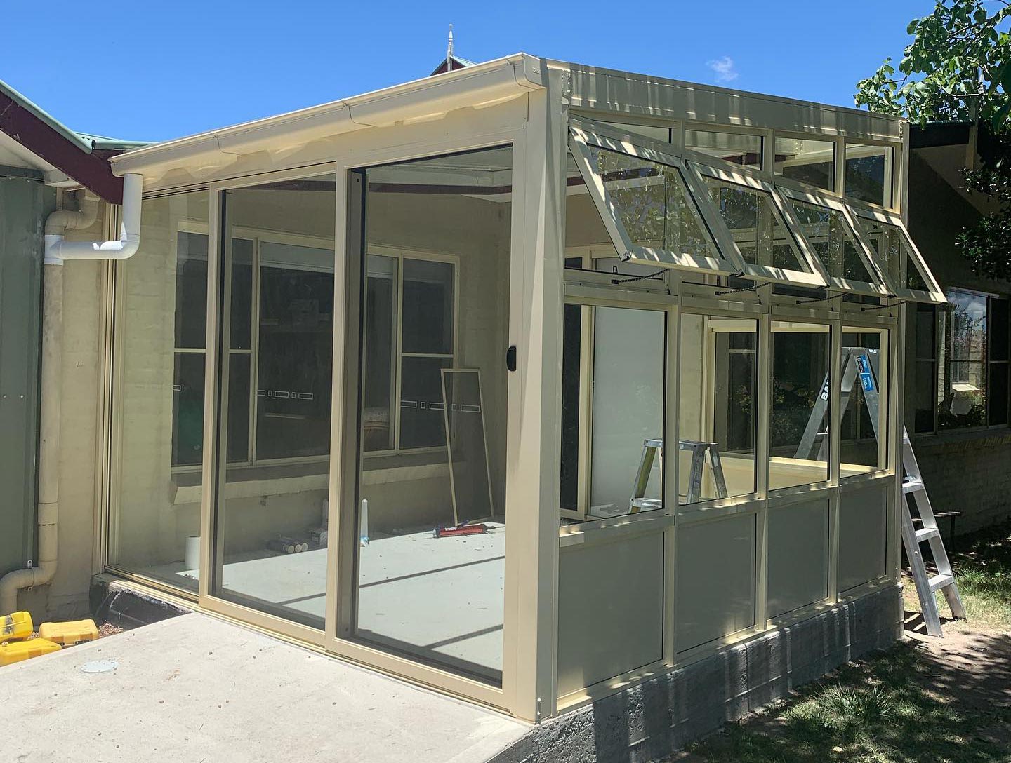 Sunroom With Sliding Doors